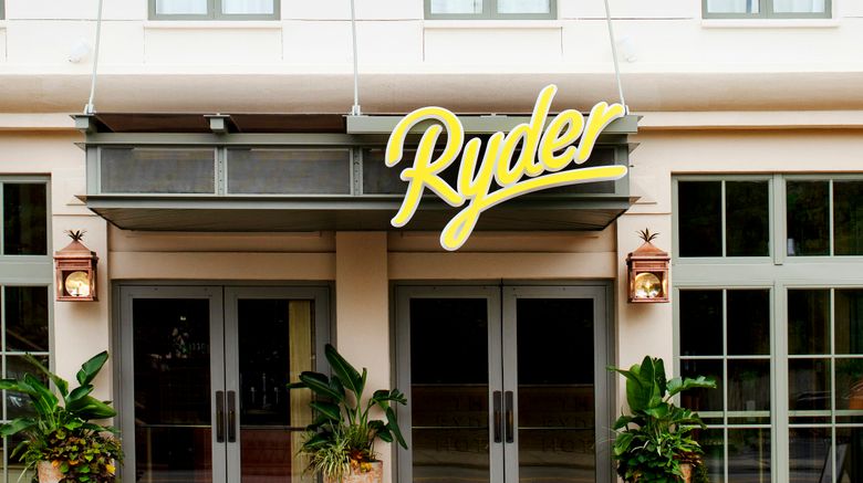 The Ryder Hotel Exterior. Images powered by <a href="https://www.leonardoworldwide.com" target="_blank" rel="noopener">Leonardo</a>.