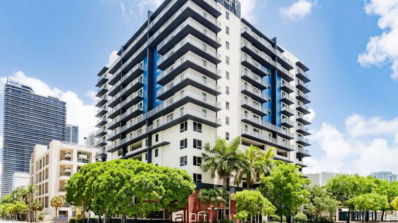 <b>aloft Miami Brickell Exterior</b>. Images powered by <a href="https://www.leonardoworldwide.com/" title="Leonardo Worldwide" target="_blank">Leonardo</a>.