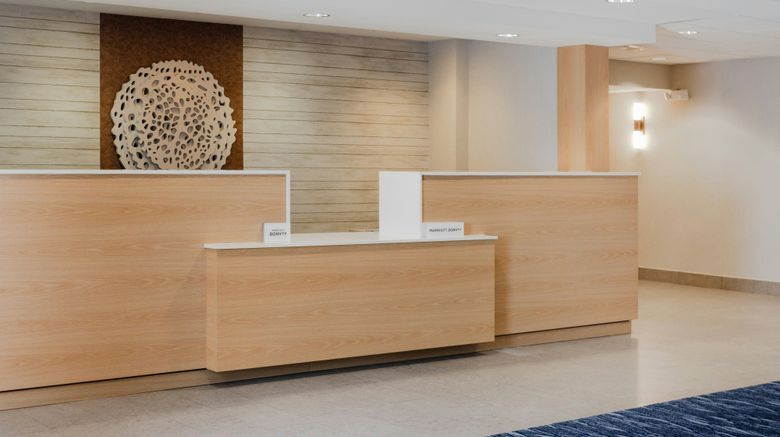 <b>Fairfield Inn & Suites Muskegon Lobby</b>. Images powered by <a href="https://www.leonardoworldwide.com/" title="Leonardo Worldwide" target="_blank">Leonardo</a>.