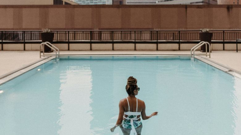 <b>Sheraton Dallas Hotel Pool</b>. Images powered by <a href="https://www.leonardoworldwide.com/" title="Leonardo Worldwide" target="_blank">Leonardo</a>.