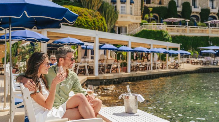 Belles Rives Hotel Beach
