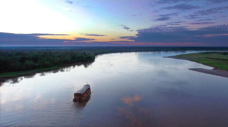 <b>Delfin Amazon Cruises Exterior</b>. Images powered by <a href="https://www.leonardoworldwide.com/" title="Leonardo Worldwide" target="_blank">Leonardo</a>.