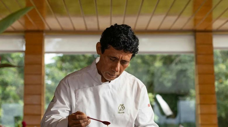 <b>Delfin Amazon Cruises Restaurant</b>. Images powered by <a href="https://www.leonardoworldwide.com/" title="Leonardo Worldwide" target="_blank">Leonardo</a>.