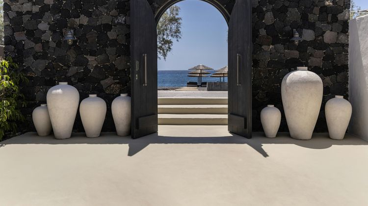 Hotel Istoria, Perivolos Beach Exterior