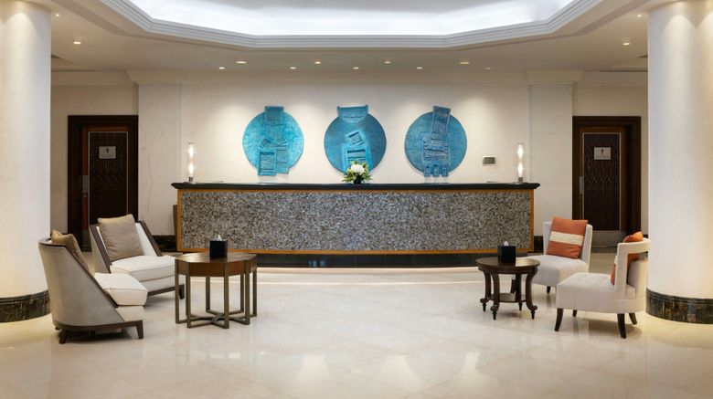<b>Sheraton Oman Hotel Lobby</b>. Images powered by <a href="https://www.leonardoworldwide.com/" title="Leonardo Worldwide" target="_blank">Leonardo</a>.