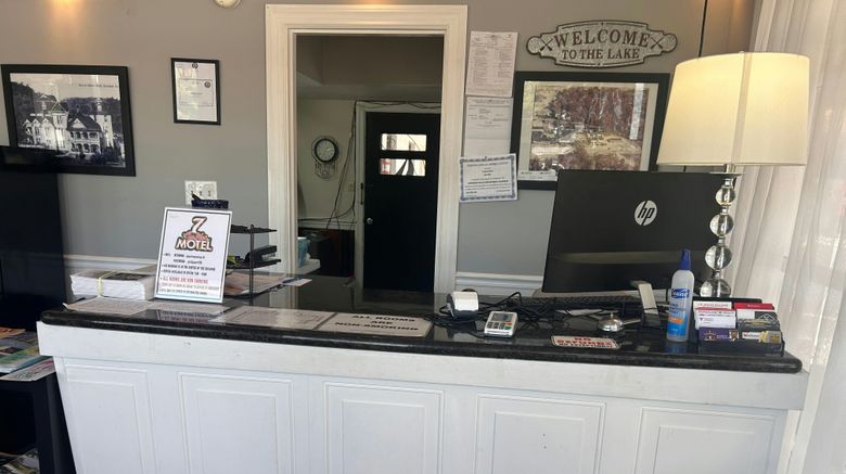 <b>7 Gables Motel/Restaurant Lobby</b>. Images powered by <a href="https://www.leonardoworldwide.com/" title="Leonardo Worldwide" target="_blank">Leonardo</a>.