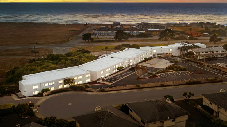 Hampton Inn San Simeon Cambria Exterior. Images powered by <a href="https://www.leonardoworldwide.com" target="_blank" rel="noopener">Leonardo</a>.