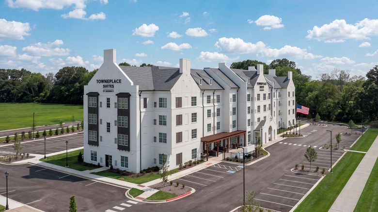 TownePlace Suites Collierville Exterior. Images powered by <a href="https://www.leonardoworldwide.com" target="_blank" rel="noopener">Leonardo</a>.