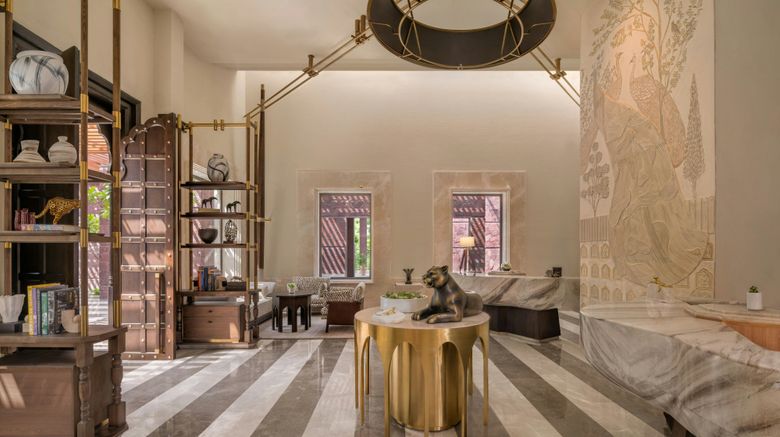 <b>JW Marriott Ranthambore Resort & Spa Lobby</b>. Images powered by <a href="https://www.leonardoworldwide.com/" title="Leonardo Worldwide" target="_blank">Leonardo</a>.