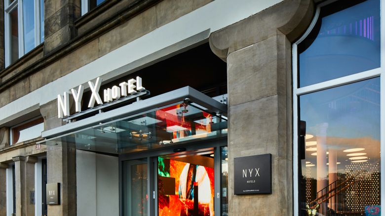 NYX Hotel Edinburgh Exterior. Images powered by <a href="https://www.leonardoworldwide.com" target="_blank" rel="noopener">Leonardo</a>.