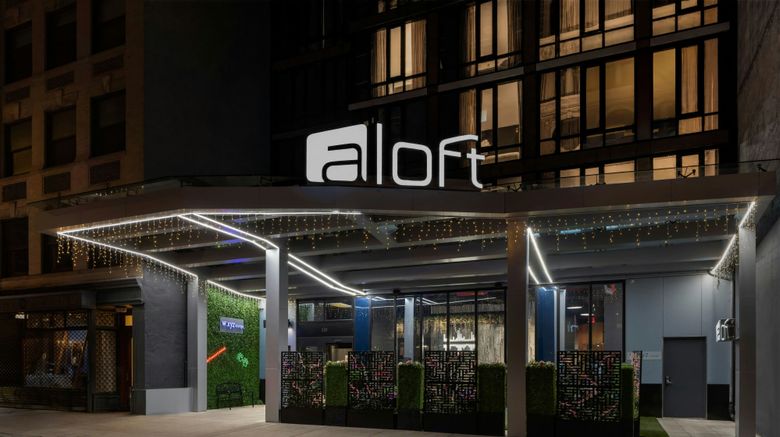 Aloft New York Chelsea Exterior. Images powered by <a href="https://www.leonardoworldwide.com" target="_blank" rel="noopener">Leonardo</a>.