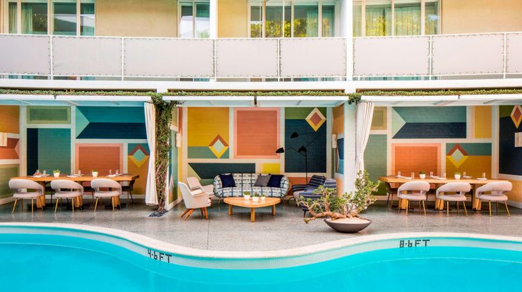 Avalon Hotel Beverly Hills, Design Hotel Restaurant