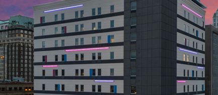 Aloft Memphis Downtown Exterior