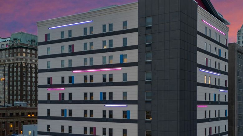 <b>Aloft Memphis Downtown Exterior</b>. Images powered by <a href="https://www.leonardoworldwide.com/" title="Leonardo Worldwide" target="_blank">Leonardo</a>.