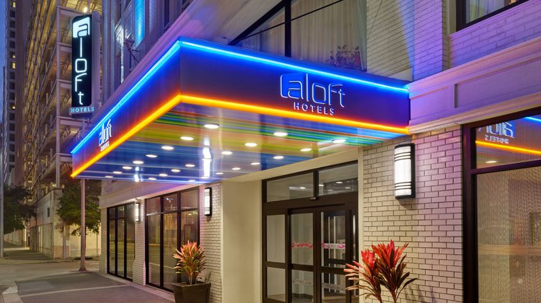 <b>Aloft Houston Downtown Exterior</b>. Images powered by <a href="https://www.leonardoworldwide.com/" title="Leonardo Worldwide" target="_blank">Leonardo</a>.