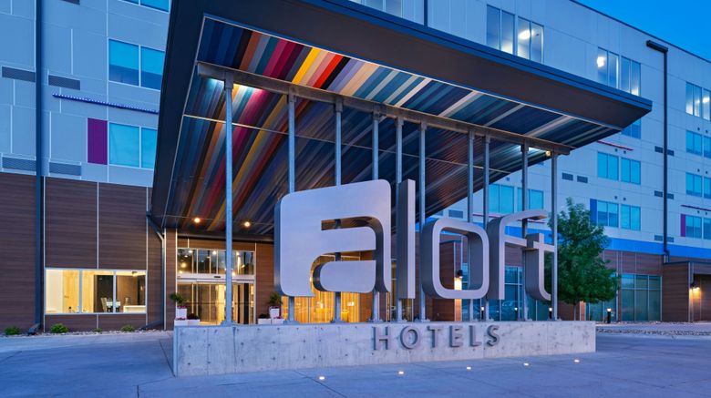 Aloft Omaha West Exterior. Images powered by <a href="https://www.leonardoworldwide.com" target="_blank" rel="noopener">Leonardo</a>.
