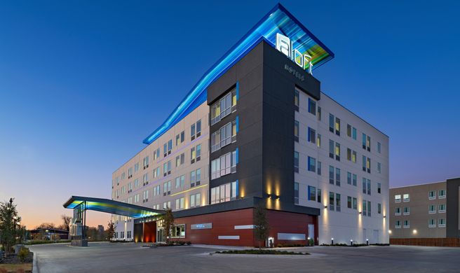 Aloft Waco Downtown Exterior