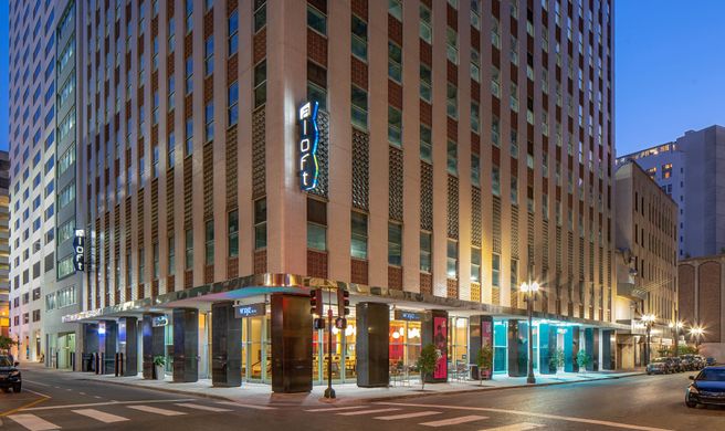 aloft New Orleans Downtown Exterior