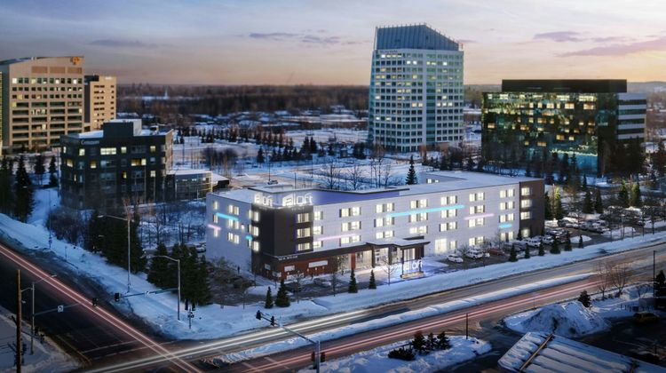 Aloft Anchorage Exterior
