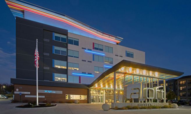 Aloft Omaha Aksarben Village Exterior