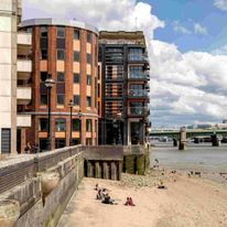 Locke at Broken Wharf, Millennium Bridge