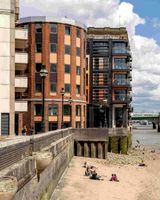 Locke at Broken Wharf, Millennium Bridge