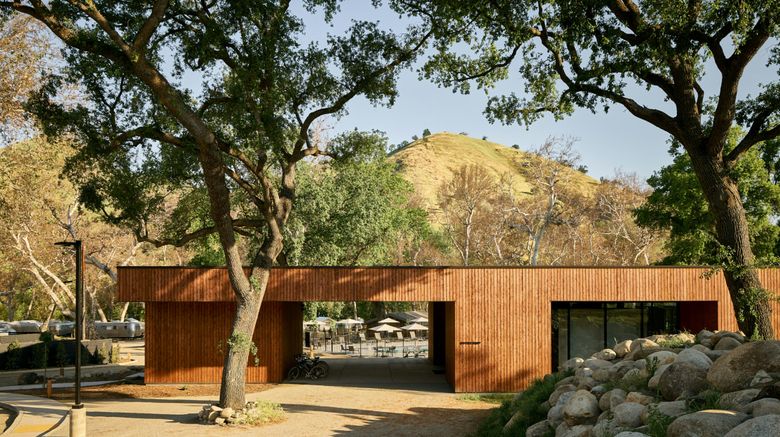 <b>AutoCamp Sequoia Exterior</b>. Images powered by <a href="https://www.leonardoworldwide.com/" title="Leonardo Worldwide" target="_blank">Leonardo</a>.