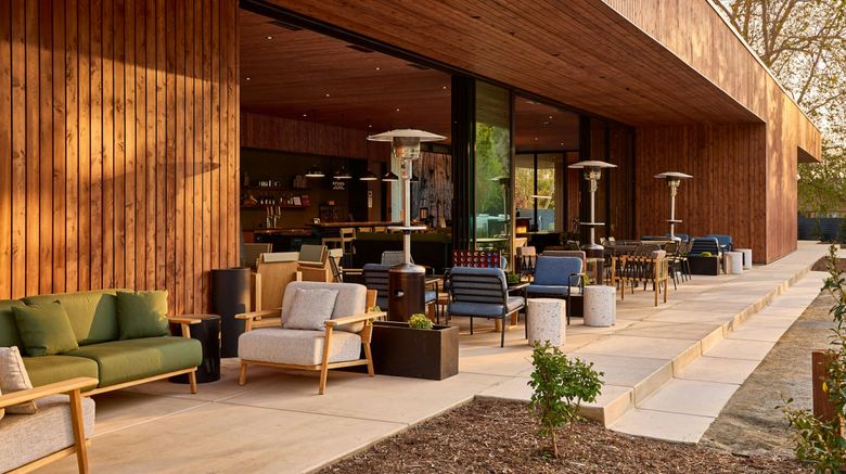 <b>AutoCamp Sequoia Restaurant</b>. Images powered by <a href="https://www.leonardoworldwide.com/" title="Leonardo Worldwide" target="_blank">Leonardo</a>.