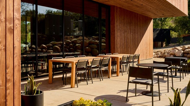 <b>AutoCamp Sequoia Restaurant</b>. Images powered by <a href="https://www.leonardoworldwide.com/" title="Leonardo Worldwide" target="_blank">Leonardo</a>.