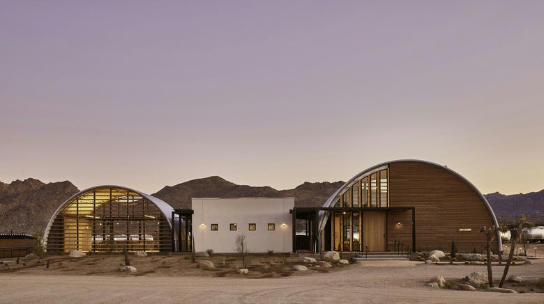 <b>AutoCamp Joshua Tree Exterior</b>. Images powered by <a href="https://www.leonardoworldwide.com/" title="Leonardo Worldwide" target="_blank">Leonardo</a>.