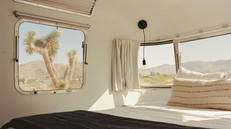 <b>AutoCamp Joshua Tree Room</b>. Images powered by <a href="https://www.leonardoworldwide.com/" title="Leonardo Worldwide" target="_blank">Leonardo</a>.