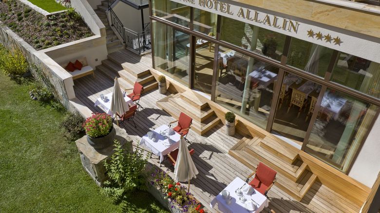 <b>Swiss Alpine Hotel Allalin Exterior</b>. Images powered by <a href="https://www.leonardoworldwide.com/" title="Leonardo Worldwide" target="_blank">Leonardo</a>.