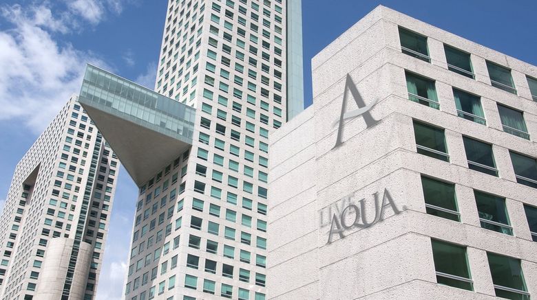 Live Aqua Urban Resort Mexico Exterior. Images powered by <a href=https://www.travelweekly-asia.com/Hotels/Mexico-City/