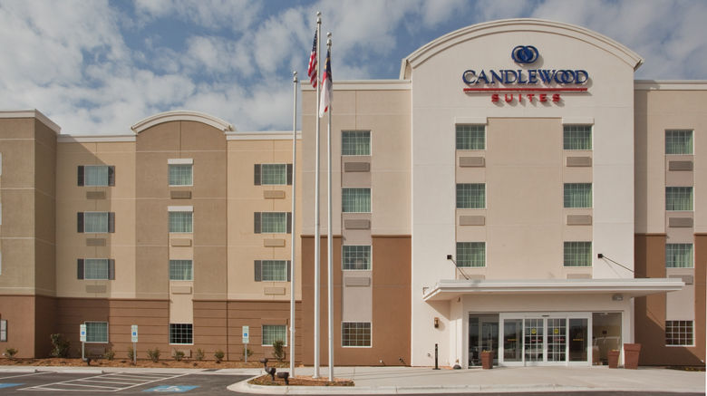 <b>Candlewood Suites Fayetteville Exterior</b>. Images powered by <a href="https://www.leonardoworldwide.com/" title="Leonardo Worldwide" target="_blank">Leonardo</a>.