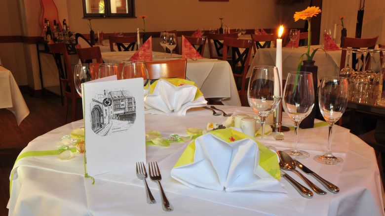 <b>Hotel Kramerbrucke Erfurt Restaurant</b>. Images powered by <a href="https://www.leonardoworldwide.com/" title="Leonardo Worldwide" target="_blank">Leonardo</a>.