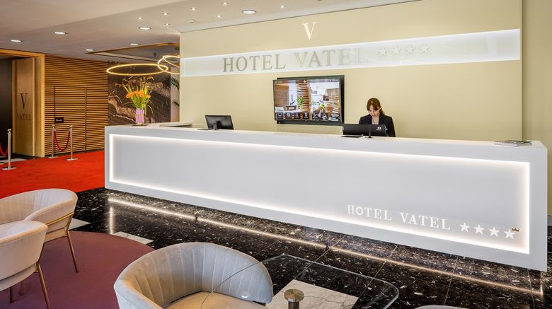 <b>Hotel Vatel Martigny Lobby</b>. Images powered by <a href="https://www.leonardoworldwide.com/" title="Leonardo Worldwide" target="_blank">Leonardo</a>.