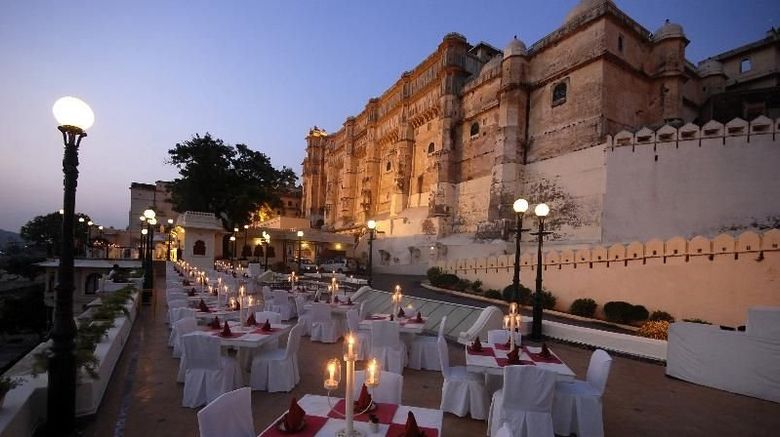 <b>Fateh Prakash Palace Restaurant</b>. Images powered by <a href=https://www.travelagewest.com/Hotels/Udaipur-India/