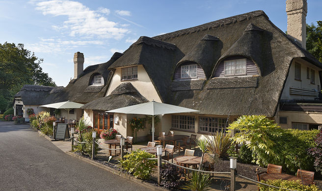 Potters Heron Exterior