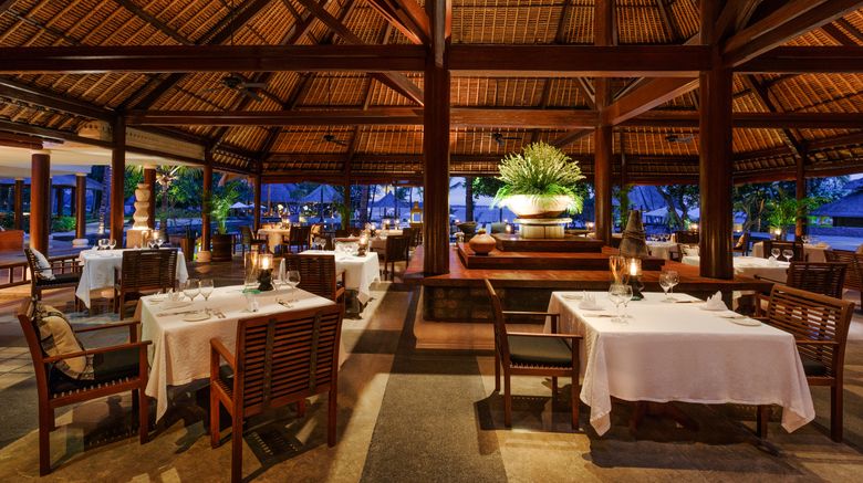 <b>The Oberoi Beach Resort Lombok Restaurant</b>. Images powered by <a href=https://www.travelagewest.com/Hotels/Tanjung-Indonesia/