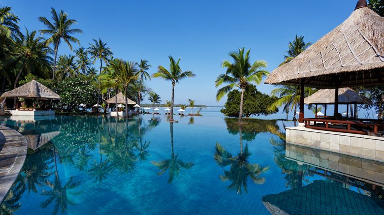 <b>The Oberoi Beach Resort Lombok Pool</b>. Images powered by <a href=https://www.travelagewest.com/Hotels/Tanjung-Indonesia/