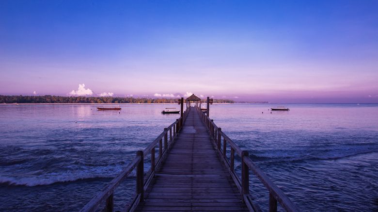 <b>The Oberoi Beach Resort Lombok Exterior</b>. Images powered by <a href=https://www.travelagewest.com/Hotels/Tanjung-Indonesia/