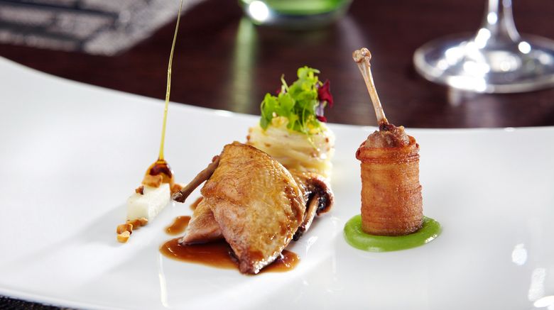 <b>Langshott Manor Restaurant</b>. Images powered by <a href="https://leonardo.com/" title="Leonardo Worldwide" target="_blank">Leonardo</a>.