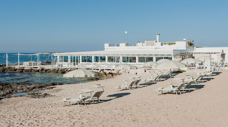 <b>La Peschiera Beach</b>. Images powered by <a href=https://www.travelagewest.com/Hotels/Monopoli-Italy/