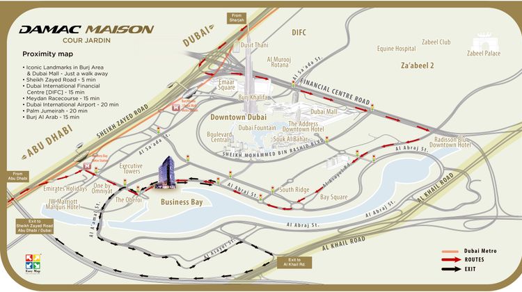 DAMAC Maison Cour Jardin Other