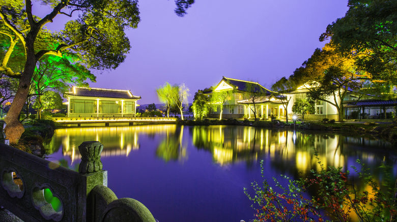 <b>West Lake State Guest House Exterior</b>. Images powered by <a href=https://www.travelagewest.com/Hotels/Hangzhou-China/