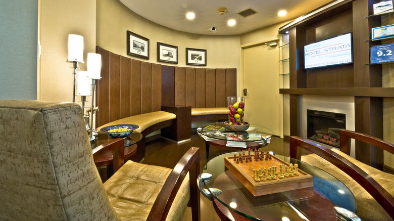 <b>Hotel Strata Lobby</b>. Images powered by <a href="https://www.leonardoworldwide.com/" title="Leonardo Worldwide" target="_blank">Leonardo</a>.