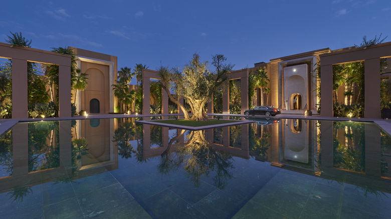 Mandarin Oriental Marrakech Exterior. Images powered by <a href=https://www.travelweekly.com/Hotels/Marrakech-Morocco/
