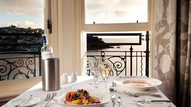 <b>The Fowey Hotel Restaurant</b>. Images powered by <a href="https://www.leonardoworldwide.com/" title="Leonardo Worldwide" target="_blank">Leonardo</a>.