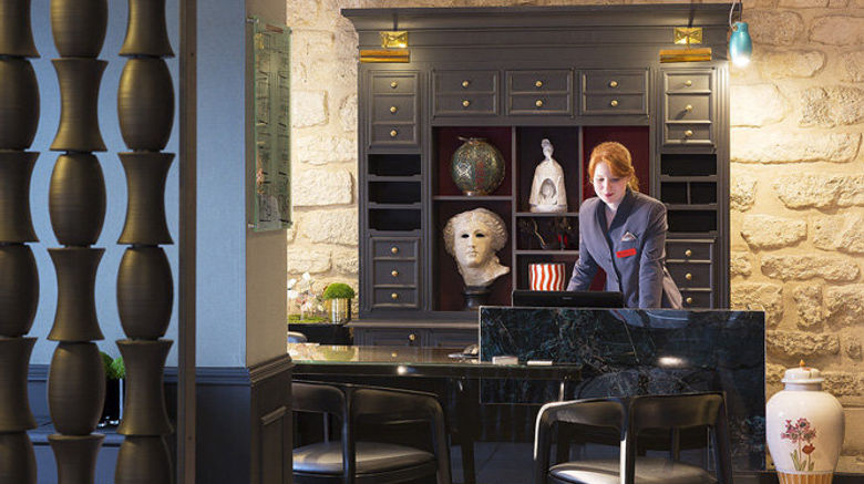 <b>Hotel les Dames du Pantheon Lobby</b>. Images powered by <a href="https://www.leonardoworldwide.com/" title="Leonardo Worldwide" target="_blank">Leonardo</a>.