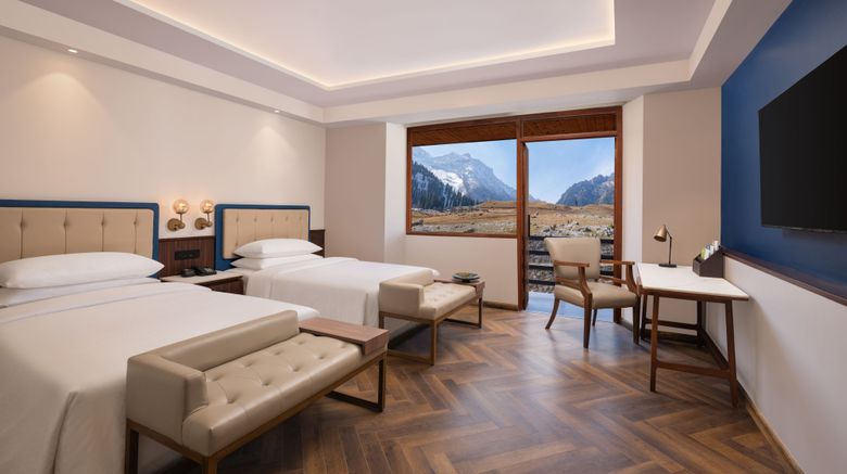 <b>Four Points by Sheraton Sonmarg Resort Room</b>. Images powered by <a href="https://www.leonardoworldwide.com/" title="Leonardo Worldwide" target="_blank">Leonardo</a>.